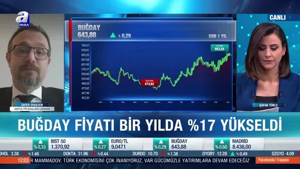 Emtia Piyasaları Uzmanı Zafer Ergezen: Buğday fiyatları 2021'de yükselişini sürdürecek