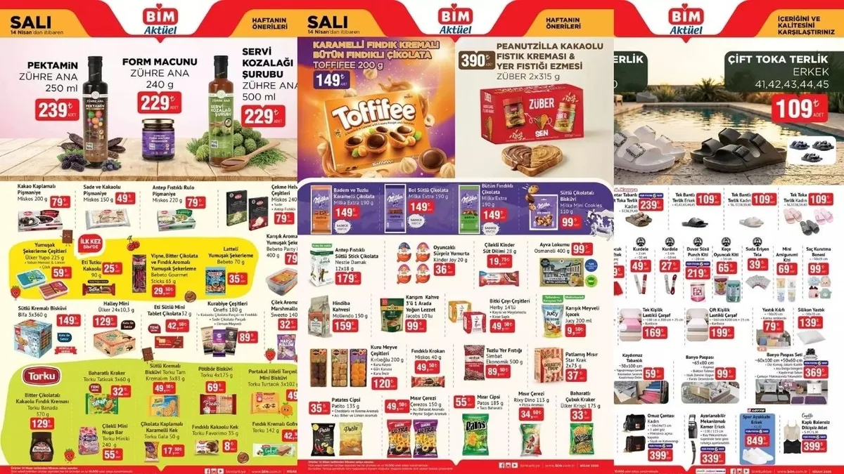 BİM AKTÜEL KATALOG 14-15-17 2026: Yeni haftada BİM’de neler indirimde? İşte fırsatlar