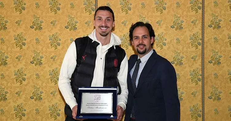 Zlatan İbrahimovic’e Yılın En İyi Yabancı Sporcusu ödülü verildi