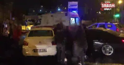 Maltepe’de, 1 kişinin yaralandığı kaza sonrası sürücülerin kavgası kamerada | Video