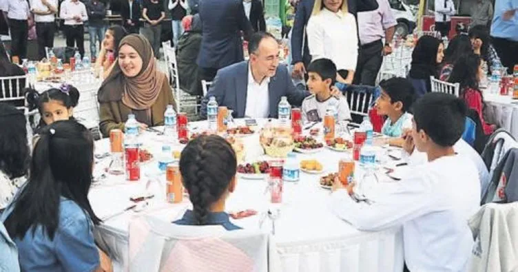 Kırıkkale Belediyesi çocuklara iftar verdi