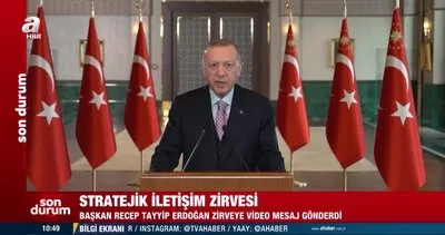 Başkan Erdoğan’dan Stratejik İletişim Zirvesi’nde önemli mesajlar | Video