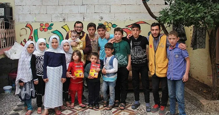 Kilis’te Suriyeli ailelere yardım