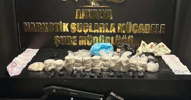 Antalya’da yılbaşı öncesi uyuşturucu madde operasyonu