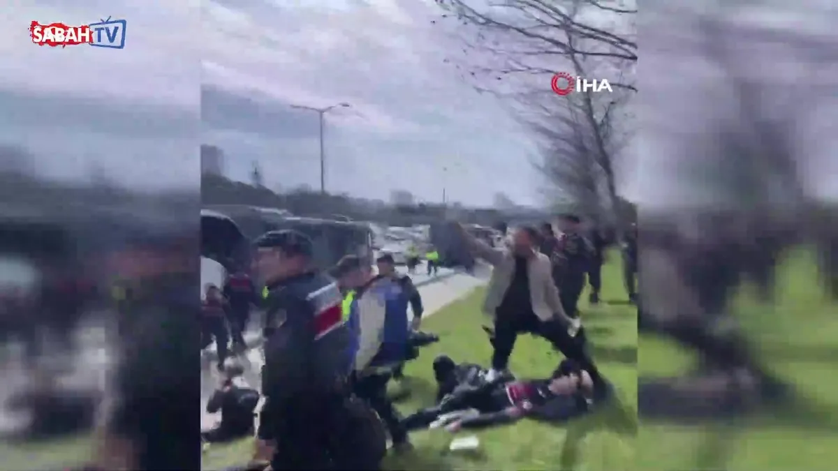 Bağcılar'da 4 cezaevi sevk aracı kaza yaptı: 6 jandarma yaralandı | Video