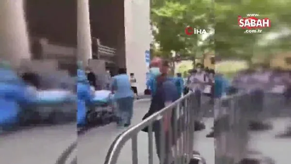 Çin'de hastanede bıçaklı saldırı: 4 yaralı | Video