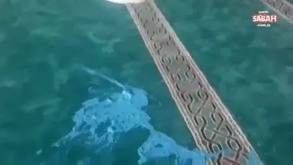 Denizli'de camiye boyalı saldırı | Video