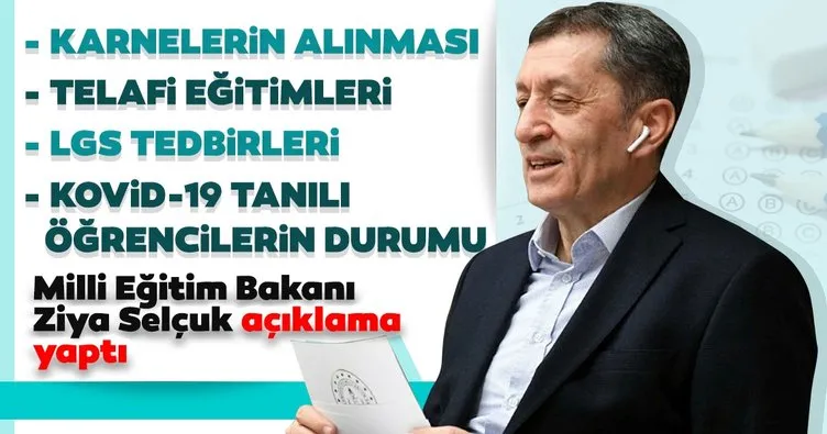 Son dakika haberleri: Bakan Selçuk’tan ilkokul, ortaokul ve lise karneleri için flaş açıklama! Okullarda karneler nasıl alınacak?