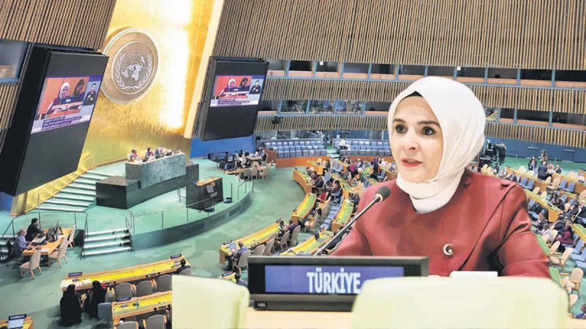 Aile Bakanı Göktaş, BM kürsüsünden seslendi: Kadın ve çocuklar tehdit altında