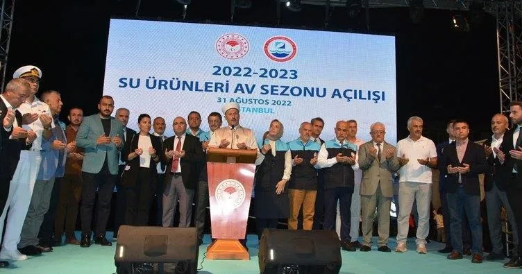 Balık av sezonu dualarla açıldı
