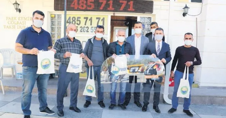 Başkan Şimşek’ten taksilere siperlik