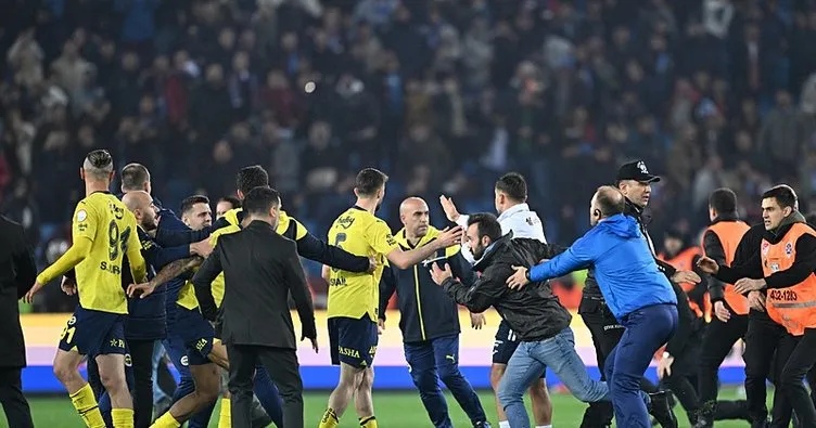Trabzonspor-Fenerbahçe maçı sonrası olaylara karışanlar için tutuklama kararı!