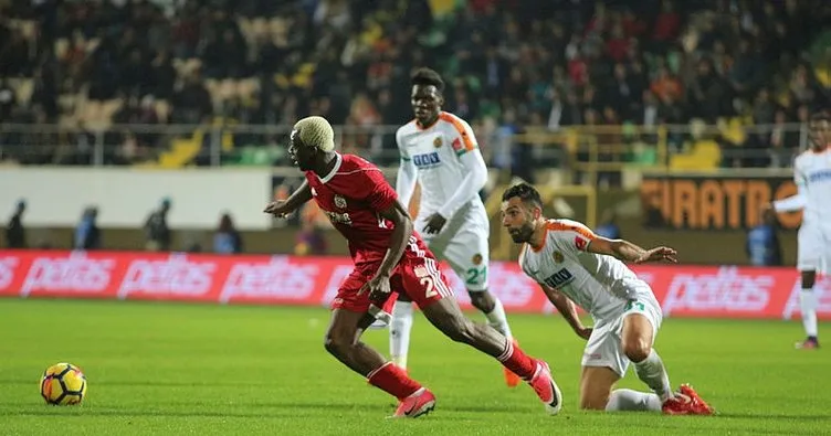 Aytemiz Alanyaspor - Demir Grup Sivasspor: 1-1