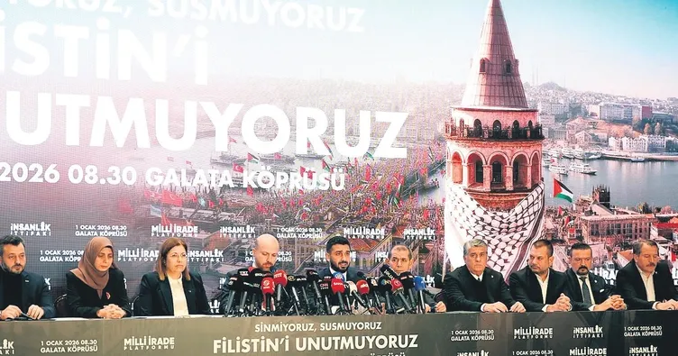 Gazze için tek yürek