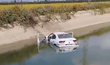 Adana’da feci kaza! Otomobil sulama kanalına düştü: 1 ölü, 2 yaralı #adana