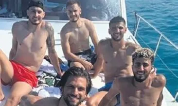 Önce antrenman sonra tekne turu