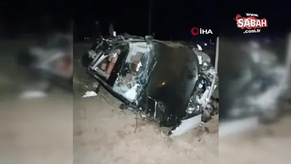 Tokat’ta feci kaza: Otomobil takla atarak metrelerce öteye böyle uçtu | Video
