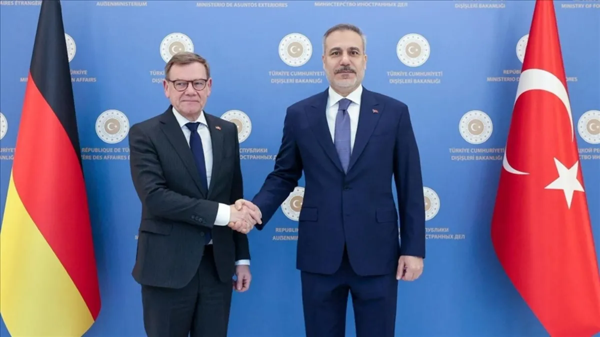 Dışişleri Bakanı Hakan Fidan ve Almanya Dışişleri Bakanı'nın görüşmesine dair temsili görsel.