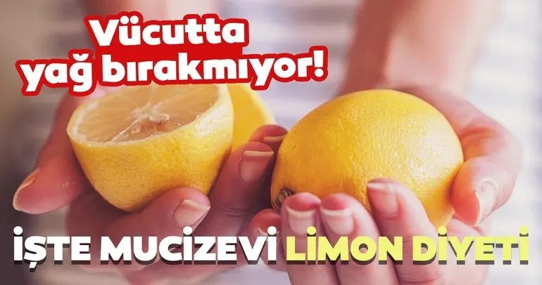 Limonun faydaları saymakla bitmiyor! 5 günde 3 kilo yağdan gidiyor! İşte limon diyeti..