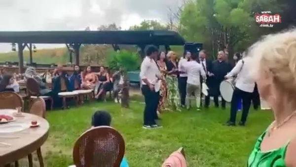 3 aylık hamile İranlı hayranıyla evlenen Nihat Doğan'ın düğününde havaya ateş edildi | Video