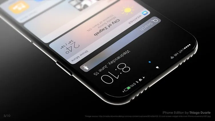 Zarif tasarımlı iPhone Edition konsepti