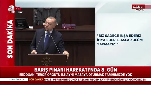 Başkan Erdoğan AK Parti Grup Toplantısı'nda önemli açıklamalarda bulundu