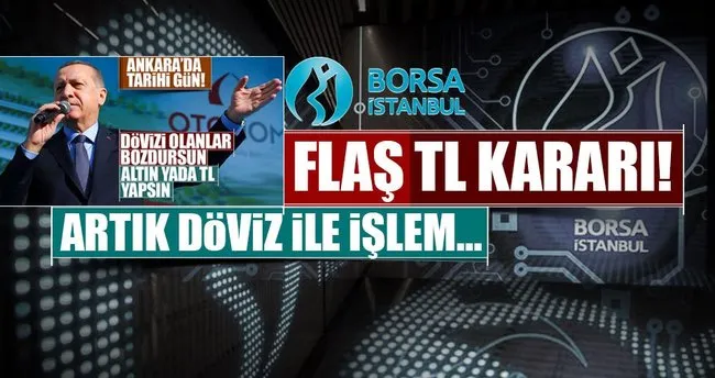 Borsa İstanbul’dan flaş TL kararı!