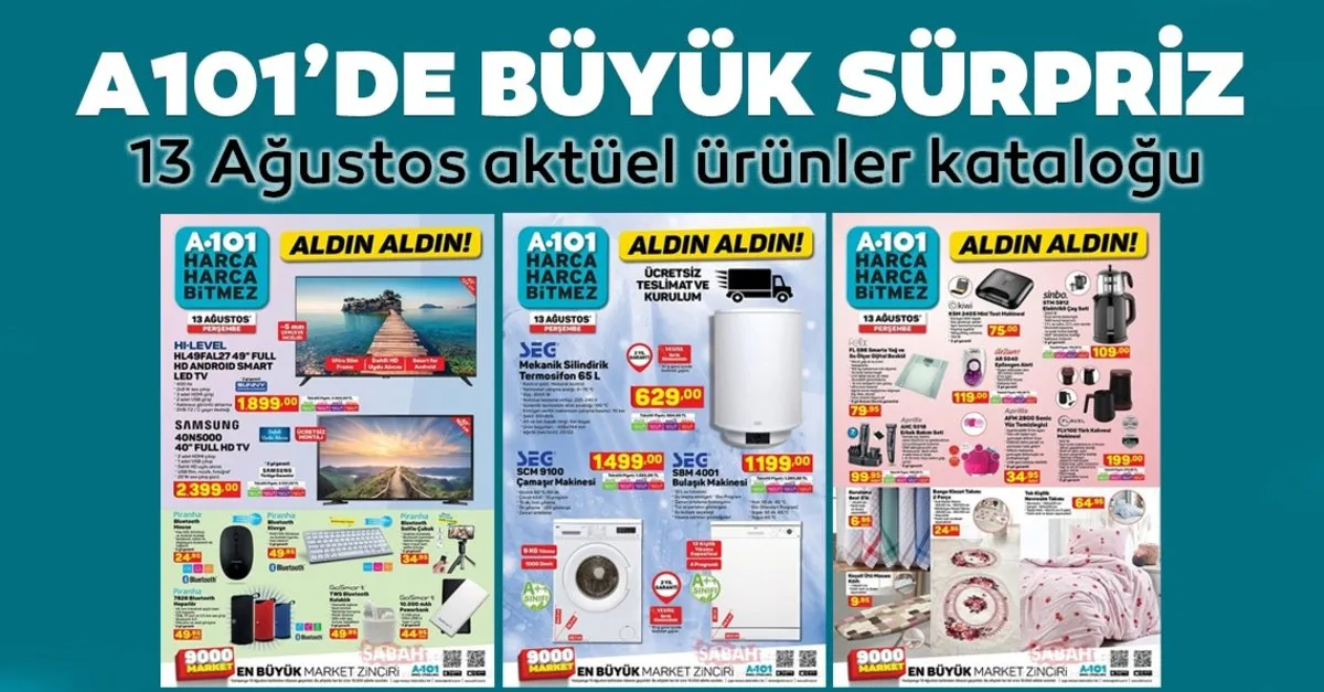 a101 13 agustos 2020 aktuel