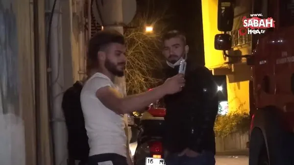 evi yanarken canli yayin yapti video
