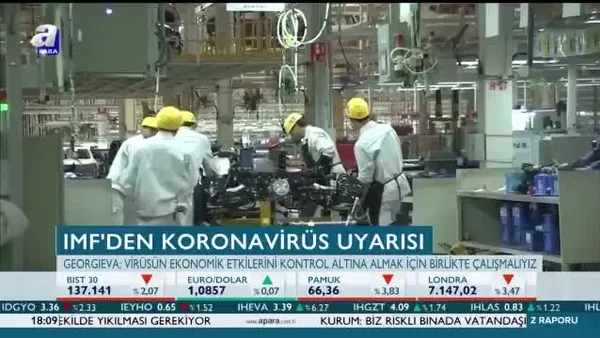 IMF'den koronavirüs uyarısı