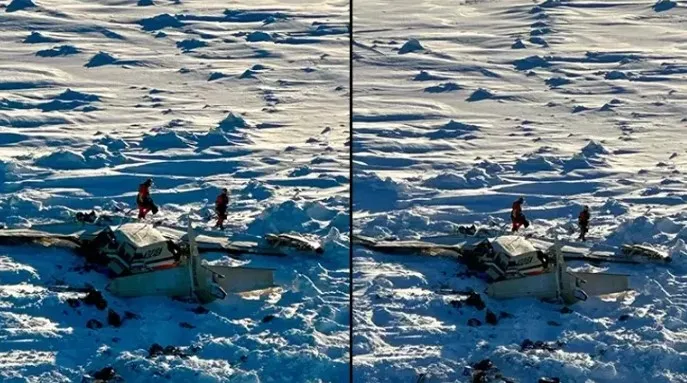 ABD’de kaybolan uçak buza çakıldı! Yetkililer duyurdu: Kurtulan yok