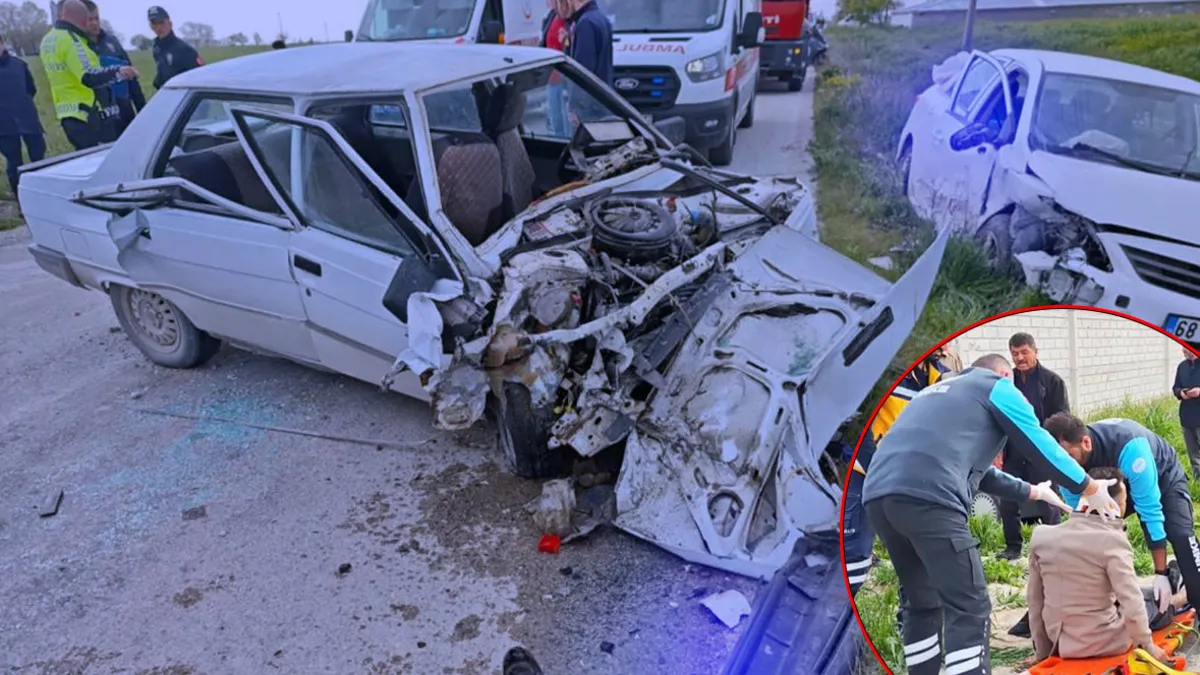 Aksaray’da feci kaza: 2 otomobil çarpıştı! 4 yaralı Aksaray’da feci kaza: 2 otomobil çarpıştı! 4 yaralı