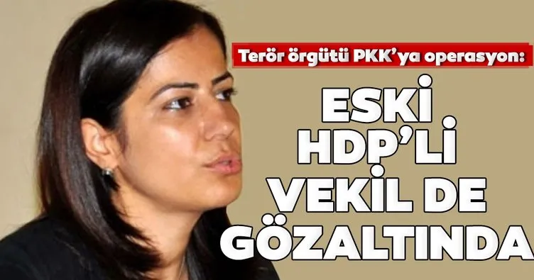 Son dakika: Terör örgütü PKK’ya operasyon! Eski HDP’li vekil de gözaltında...