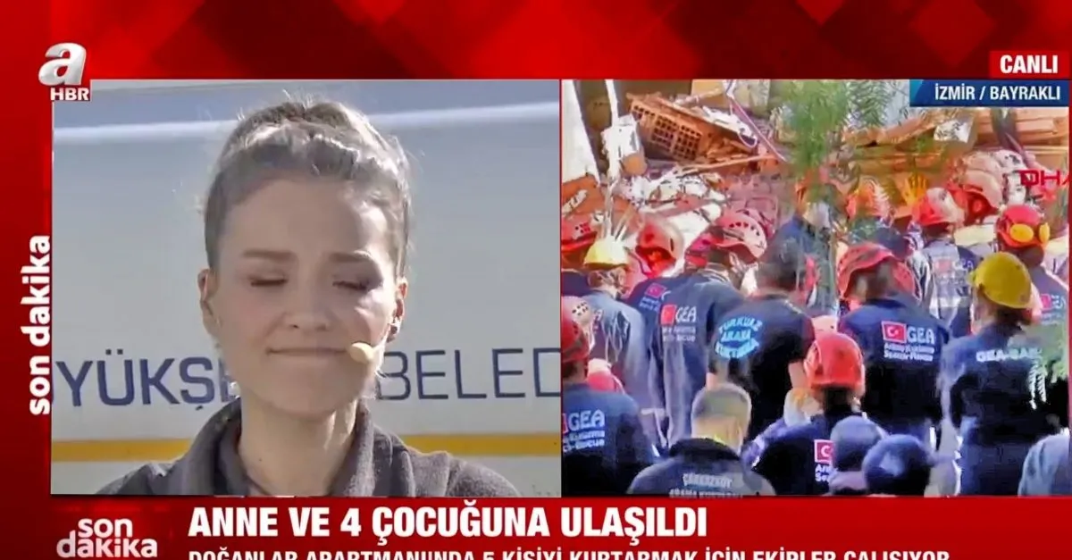 Son Dakika Canli Yayinda Gozyaslari Izmir De Deprem Enkazindaki O Haberi Boyle Sundu Video Videosunu Izle Son Dakika Haberleri