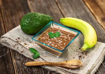 Avokadolu ve muzlu puding tarifi