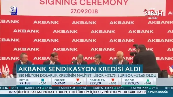 Akbank Genel Müdürü Hakan Binbaşgil: Sendikasyona yüksek katılım Türkiye’ye olan güvenin göstergesi