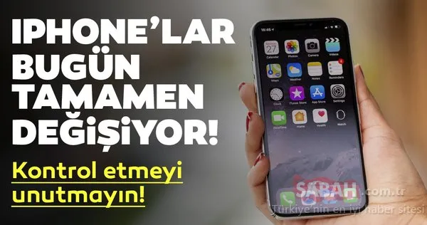 iOS 13 bugün çıkıyor! iOS 13 güncellemesi alacak iPhone'ların tam listesi! iOS 13 nasıl yüklenir?