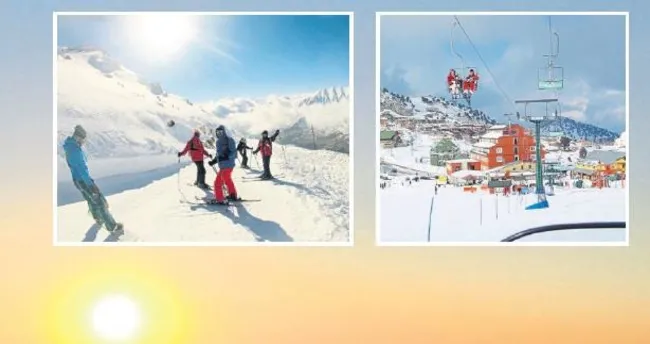 Önce deniz sonra kayak