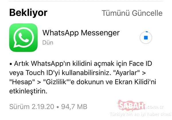 WhatsApp’a güvenlik güncellemesi geldi! Whatsapp’ın iOS sürümünde artık Face ID veya Touch ID’yi...