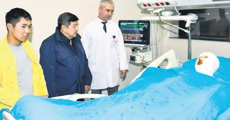 Kırgız başkan hayran kaldı