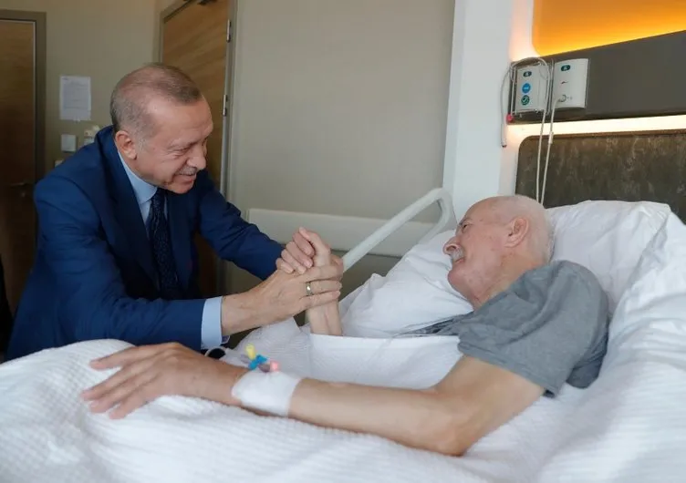 Başkan Erdoğan’dan Şevket Kazan’a ziyaret