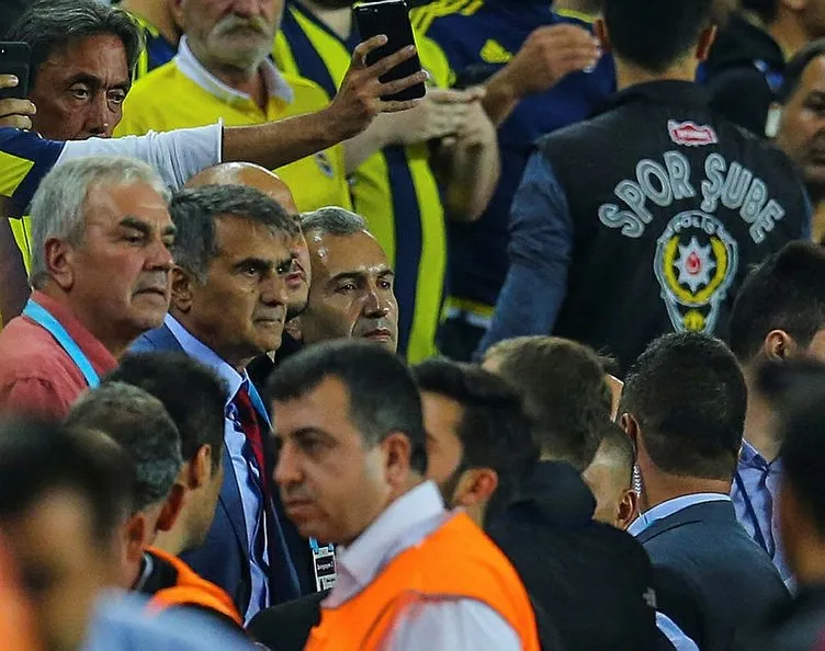 Fenerbahçe Stadı’nda Şenol Güneş’e saldırı!