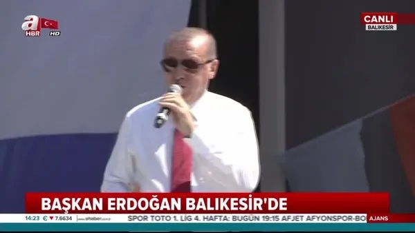 Başkan Erdoğan: Bizi ekonomik savaşla sindiremezler