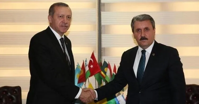 Cumhurbaşkanı Erdoğan, Mustafa Destici’yi kabul etti!
