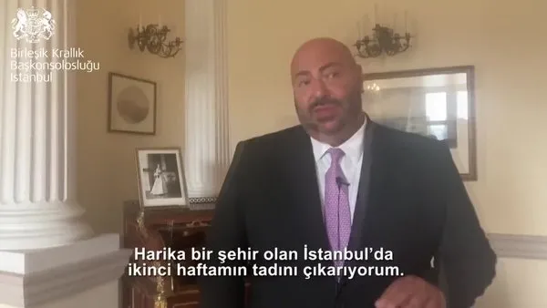İngiltere'nin İstanbul Başkonsolosu Kenan Poleo'dan videolu paylaşım