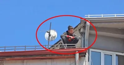 Sivas’ta çatıdan kurtarılan adamdan Neden çatıya çıktın? sorusuna akılalmaz cevap | Video