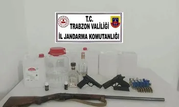 Trabzon’da sahte alkol operasyonu!