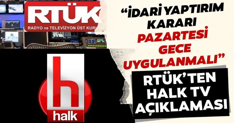 RTÜK’ten Halk TV açıklaması