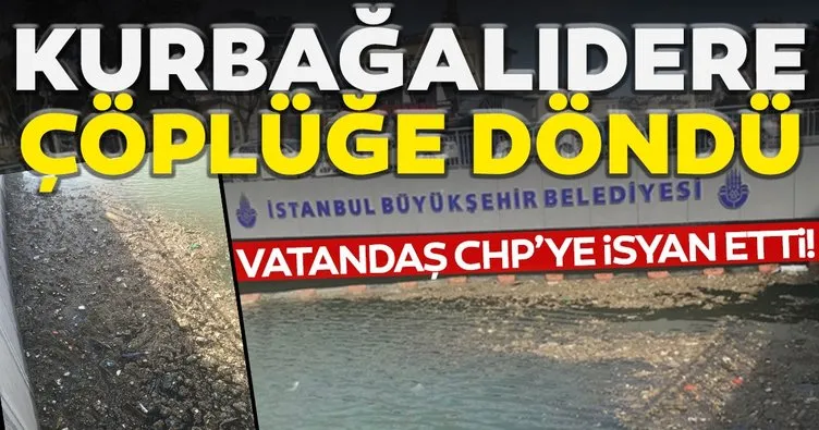 Son dakika: İstanbul Kadıköy’deki Kurbağalıdere yine çöplüğe döndü!