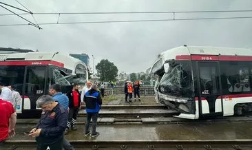 Samsun’da iki tramvay kafa kafaya çarpıştı; 2’si ağır 23 yaralı